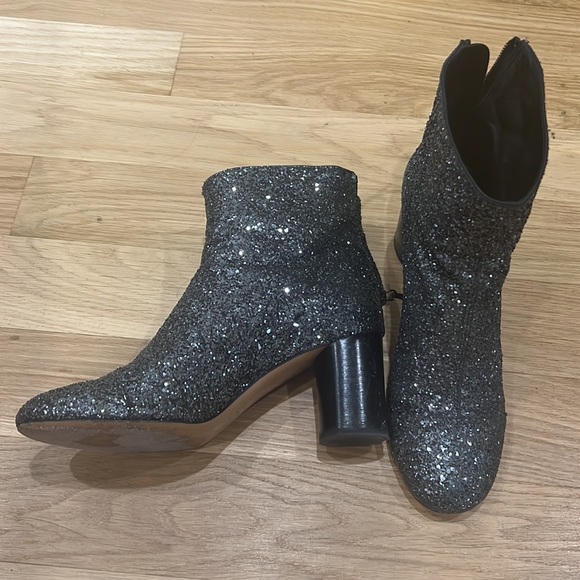 Isabel Marant Blue Glitter Boots - Picture 4 of 5